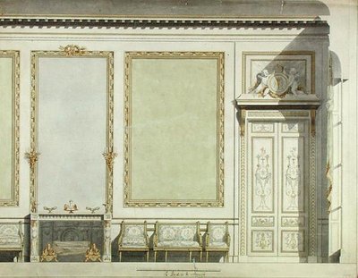 Progetto per la Casa della Duchessa di Mazarin, c.1777 da Francois Joseph Belanger