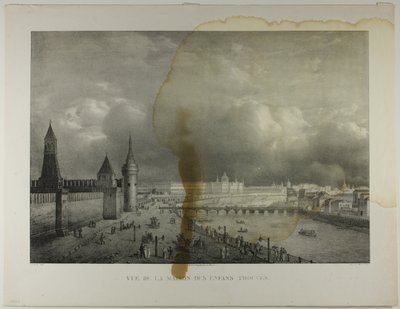 Vista dalla Casa dei Trovatelli da Francois Joseph Dupressoir