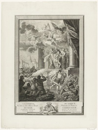La clemenza di Giuseppe II, inciso da Mathias de Sallieth da Francois Joseph Pfeiffer