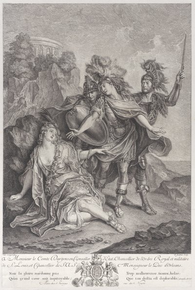 Rinaldo abbandona Armida da Francois Joullain