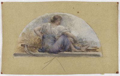 Bozzetto per la sala da pranzo dell
