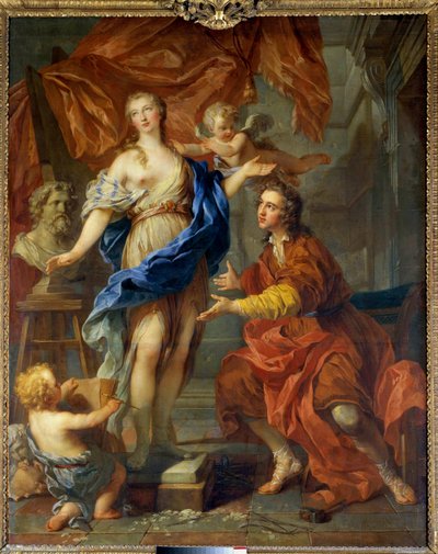 Pigmalione vede la sua statua animata Dipinto di François Le Moyne (1688-1737). 1729 Tours, Museo delle Belle Arti da François Lemoyne