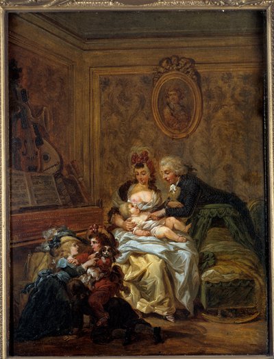 Famiglia felice da Francois Louis Joseph Watteau