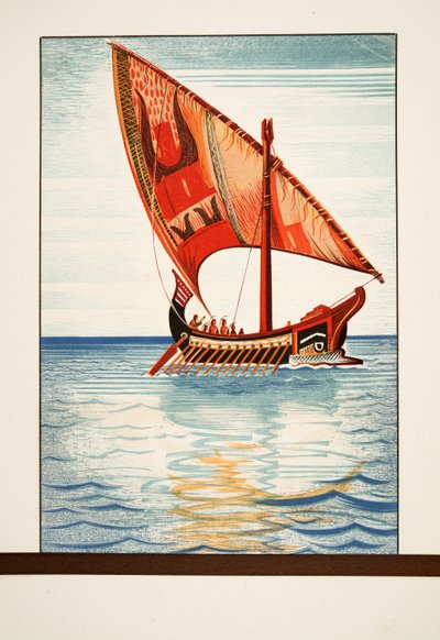 Argonauti, da Prometeo Incatenato di Eschilo, pub. 1941 da Francois Louis Schmied