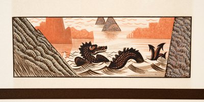 Illustrazione grafica da Prométhée Enchaîné di Eschilo, pub. 1941 da Francois Louis Schmied