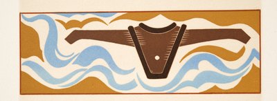 Illustrazione grafica da Prometeo Incatenato di Eschilo, pub. 1941 da Francois Louis Schmied