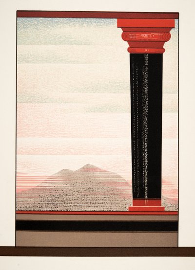 Illustrazione da Prometeo incatenato di Eschilo, pub. 1941 (stampa pochoir) da Francois Louis Schmied