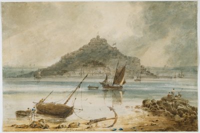 Mont St Michel, 1802 da Francois Louis Thomas Francia
