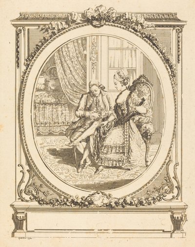 La giarrettiera da Francois Marie Isidore Queverdo
