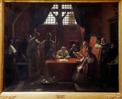 Interrogatorio di Savonarola da Francois Marius Granet