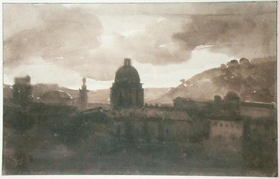 Vista di Roma da Santa Trinità dei Monti da Francois Marius Granet