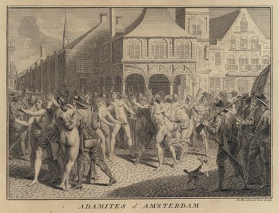 Adamiti per le strade di Amsterdam, Paesi Bassi da Francois Morellon la Cave