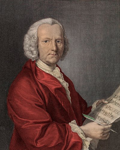 Ritratto di Willem di Fesch (1687-1761) incisione di Francois La Cave da Francois Morellon la Cave