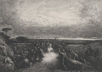 Campagna di Roma, XIX secolo da Francois Nicolas Chifflart