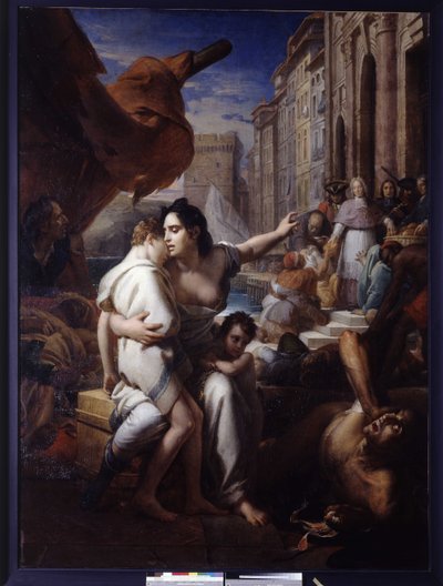 Monsignor di Belsunce durante la peste di Marsiglia da Baron François Pascal Simon Gérard