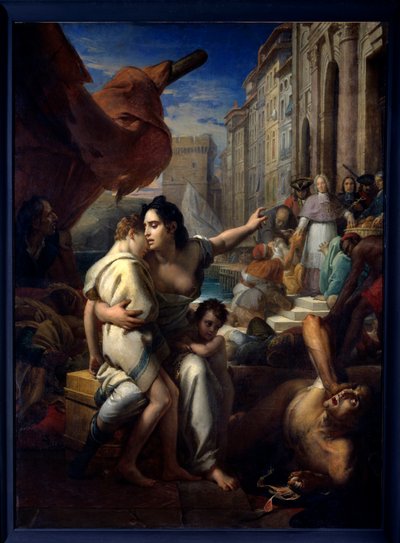 Monsignor di Belsunce durante la peste di Marsiglia da Baron François Pascal Simon Gérard