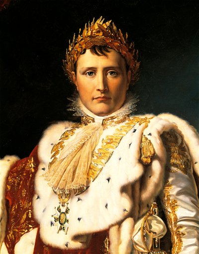 Napoleone Bonaparte in abiti imperiali, di Francois Baron Gerard (1770-1837) ca 1805 da Baron François Pascal Simon Gérard