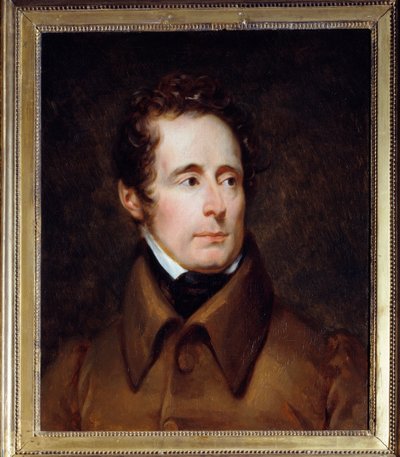 Ritratto di Alphonse de Lamartine, scrittore e politico francese. Dipinto di François Gérard da Baron François Pascal Simon Gérard