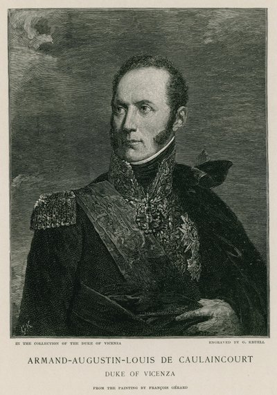 Armand-Augustin-Louis de Caulaincourt da Francois Pascal Simon Gerard