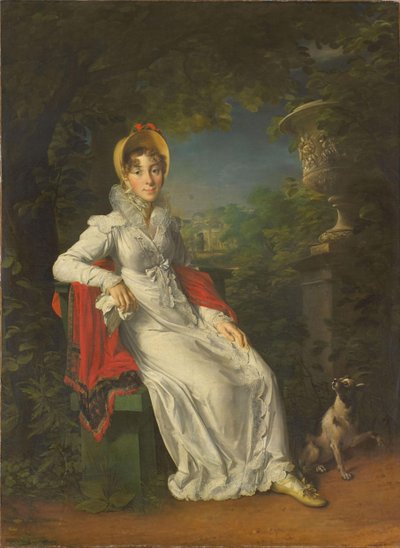 Carolina Bonaparte 1782-1839, Regina di Napoli e Sicilia, nel Bois de Boulogne, 1820-1830 da Francois Pascal Simon Gerard