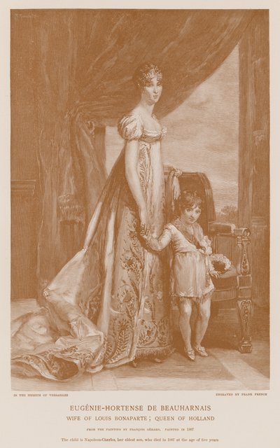 Eugene-Hortense de Beauharnais e Napoleone-Charles da Francois Pascal Simon Gerard