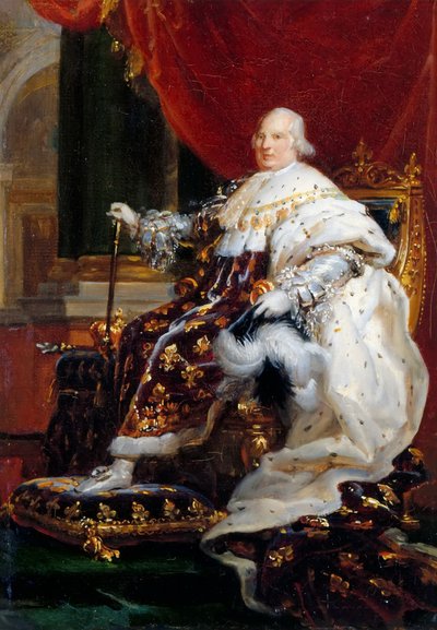 Ritratto di Luigi XVIII da Francois Pascal Simon Gerard
