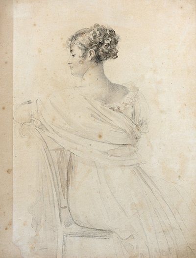 Ritratto di Madame Récamier 1777-1849 da Francois Pascal Simon Gerard