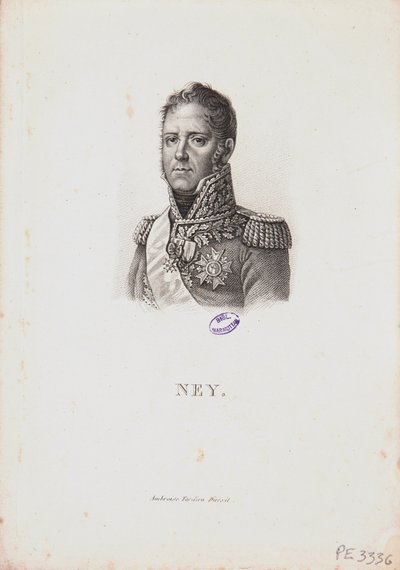 Ritratto del Maresciallo Michel Ney, 1814 da Francois Pascal Simon Gerard