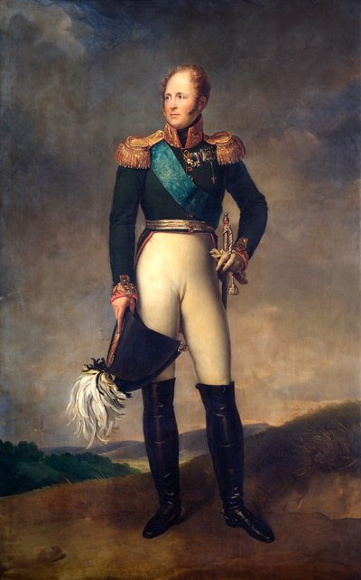 Ritratto dello Zar Alessandro I di Russia, 1817 da Francois Pascal Simon Gerard