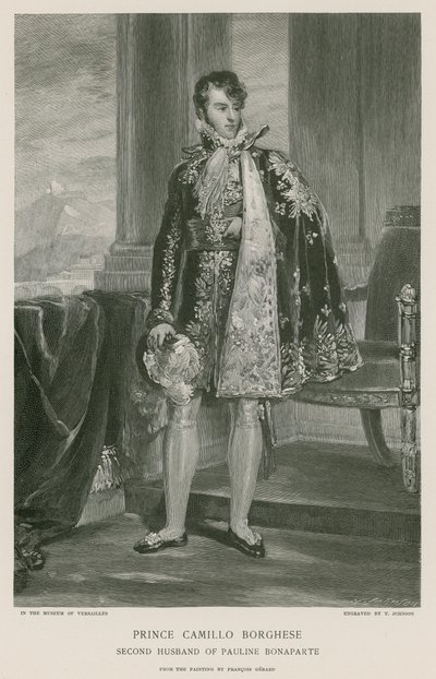 Principe Camillo Borghese da Francois Pascal Simon Gerard