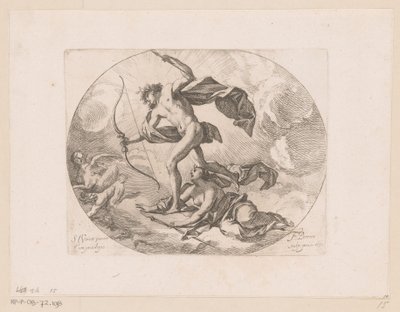 Apollo e Diana cacciano le arpie da Francois Perrier