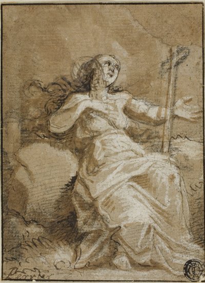 Maddalena nel deserto da Francois Perrier