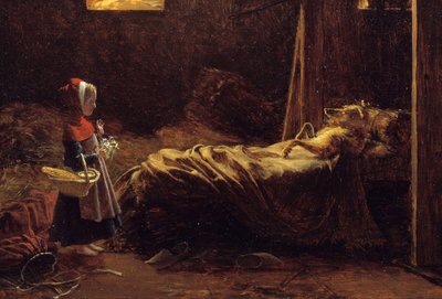 Cappuccetto Rosso (dettaglio) da Francois Richard Fleury