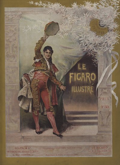 Copertina di Le Figaro Illustré, 1 dicembre 1887 da Francois Schommer