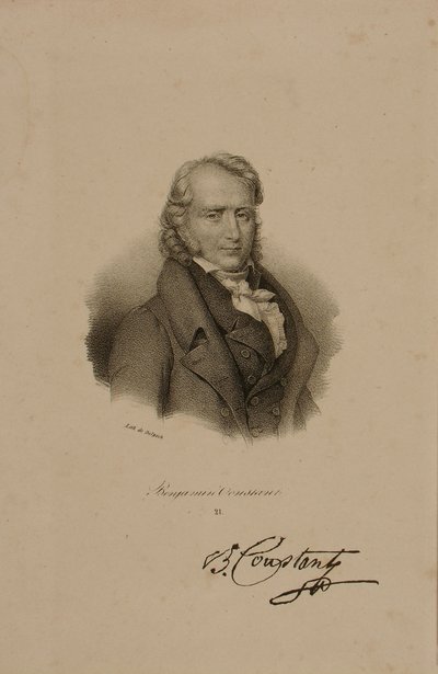 Henri Benjamin Constant de Rebecque (1767-1830) da Francois Seraphin Delpech