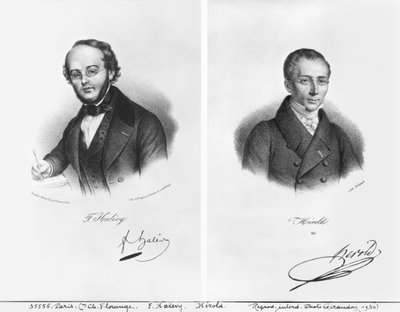 Jacques Fromental Halevy (1799-1862) e Ferdinand Herold (1791-1833) da Francois Seraphin Delpech