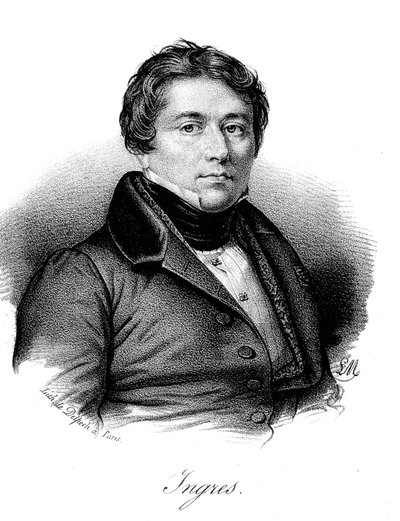 Jean Auguste Dominique Ingres da Francois Seraphin Delpech