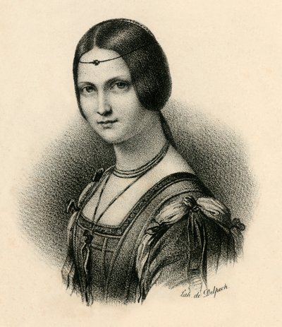 La belle Ferronnière, c1830 da Francois Seraphin Delpech