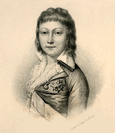 Luigi XVII, 1785-1795, c1830 da Francois Seraphin Delpech