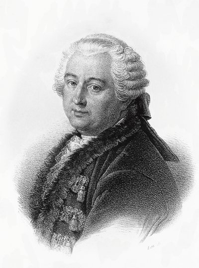 Ritratto di Claude-Adrien Helvetius (1715-1771), scrittore e filosofo francese, incisione di François-Séraphin Delpech (1778-1825) da Francois Seraphin Delpech