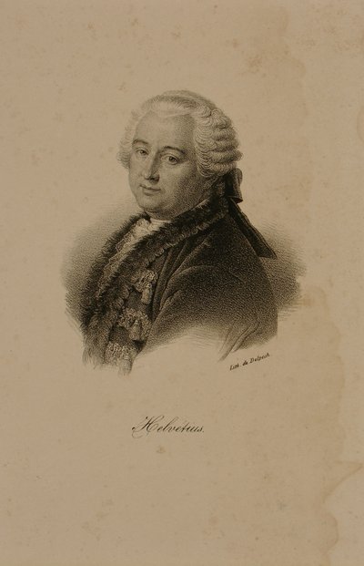 Ritratto di Claude Adrien Helvetius (1715-71) da Francois Seraphin Delpech