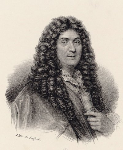Ritratto del compositore Jean-Baptiste Lully 1632-1687 da Francois Seraphin Delpech