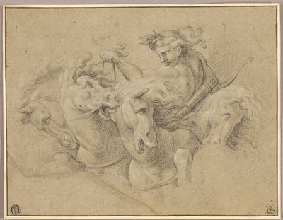 Apollo e i suoi cavalli da Francois Verdier