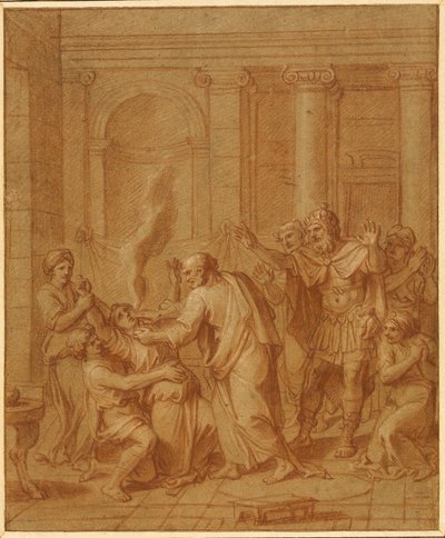 Morte di Sapphira da Francois Verdier