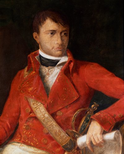 Ritratto di Napoleone I Bonaparte (1769-1821) in uniforme di primo console (dettaglio). Dipinto attribuito a François Xavier Fabre (1766-1837) Milano, Museo del Risorgimento da Francois Xavier (attr. to) Fabre