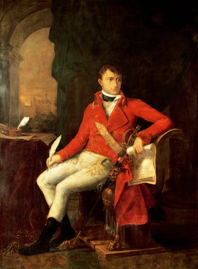 Ritratto di Napoleone I Bonaparte in uniforme di primo console da Francois Xavier (attr. to) Fabre