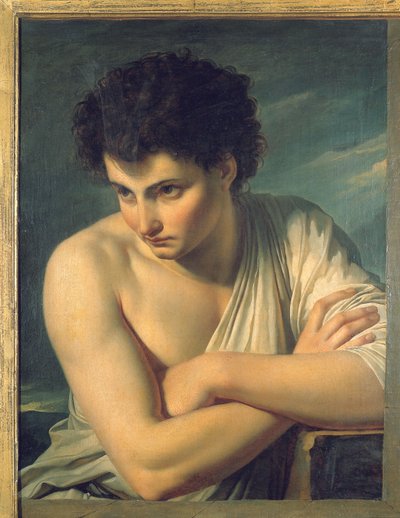 Un giovane vestito da pastore arcadico da Francois Xavier Fabre