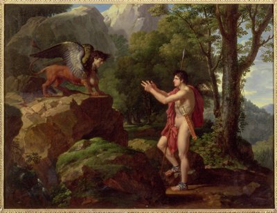 Edipo e la Sfinge da Francois Xavier Fabre