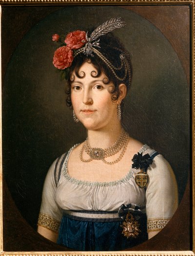 Ritratto di Maria Luisa di Spagna, Duchessa di Lucca. XIX secolo da Francois Xavier Fabre