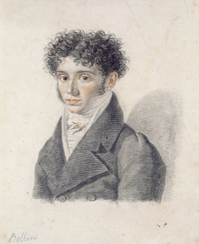 Ritratto di Vincenzo Bellini (1801-35) da Francois Xavier Fabre
